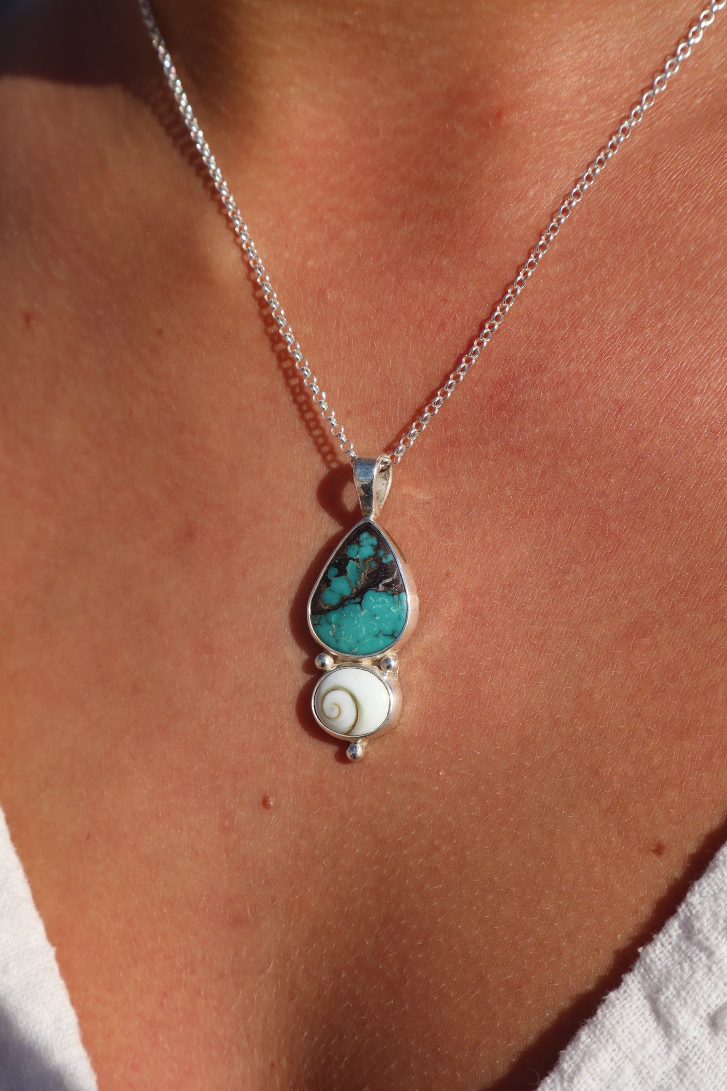 Turquoise x Operculum Pendant