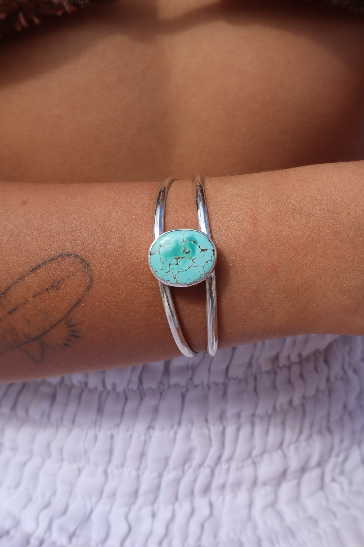 Bright Turquoise Tidal Cuff