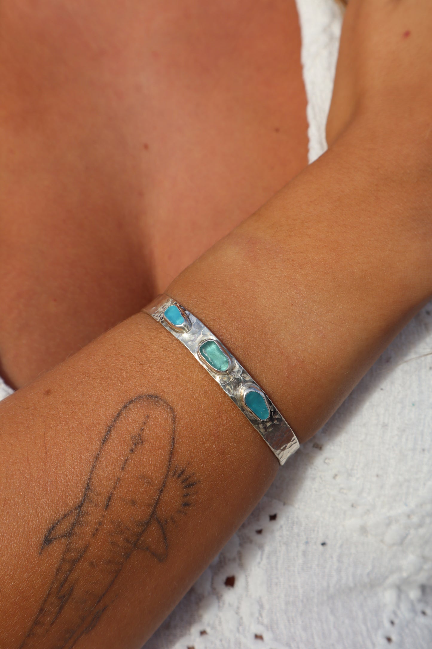 Triple Seaglass Marella Cuff