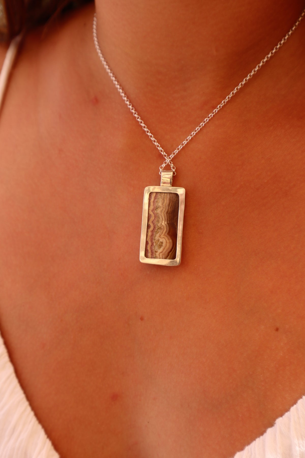 Rhodochrosite Pendant