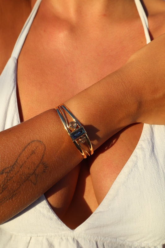 Spiral Abalone Tidal Cuff