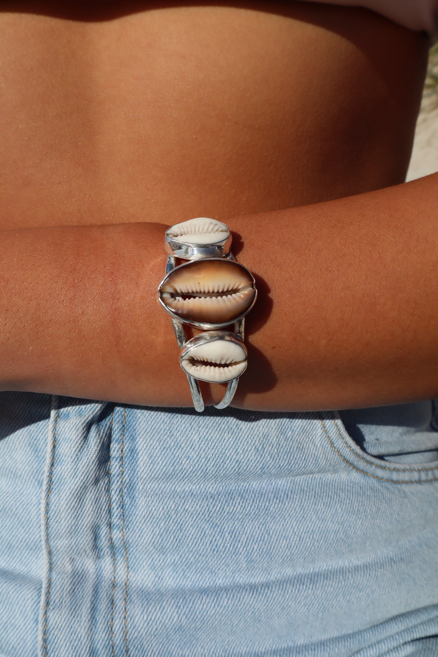 Sea Lovers Cowrie Cuff