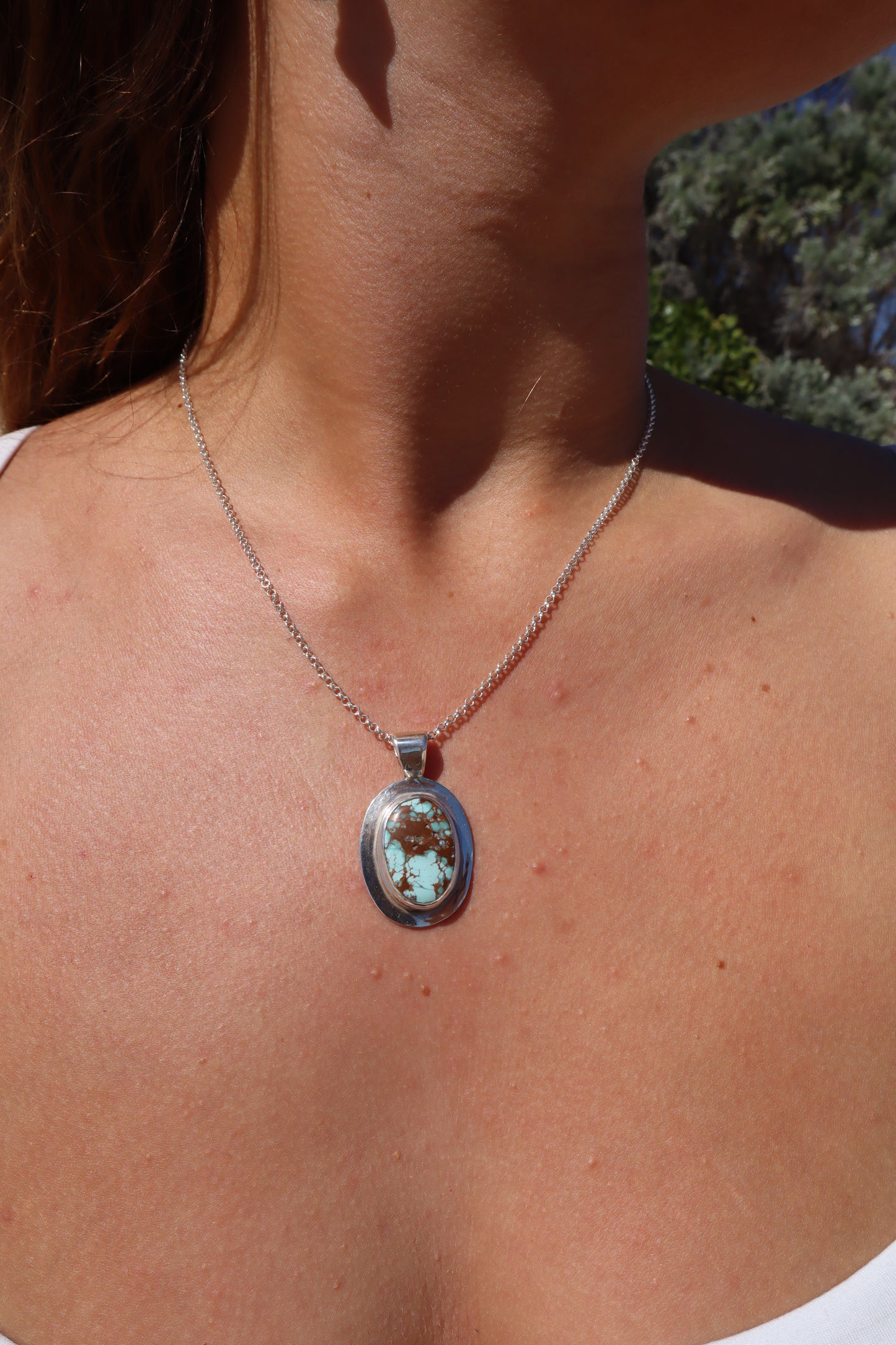 Turquoise Frame Pendant