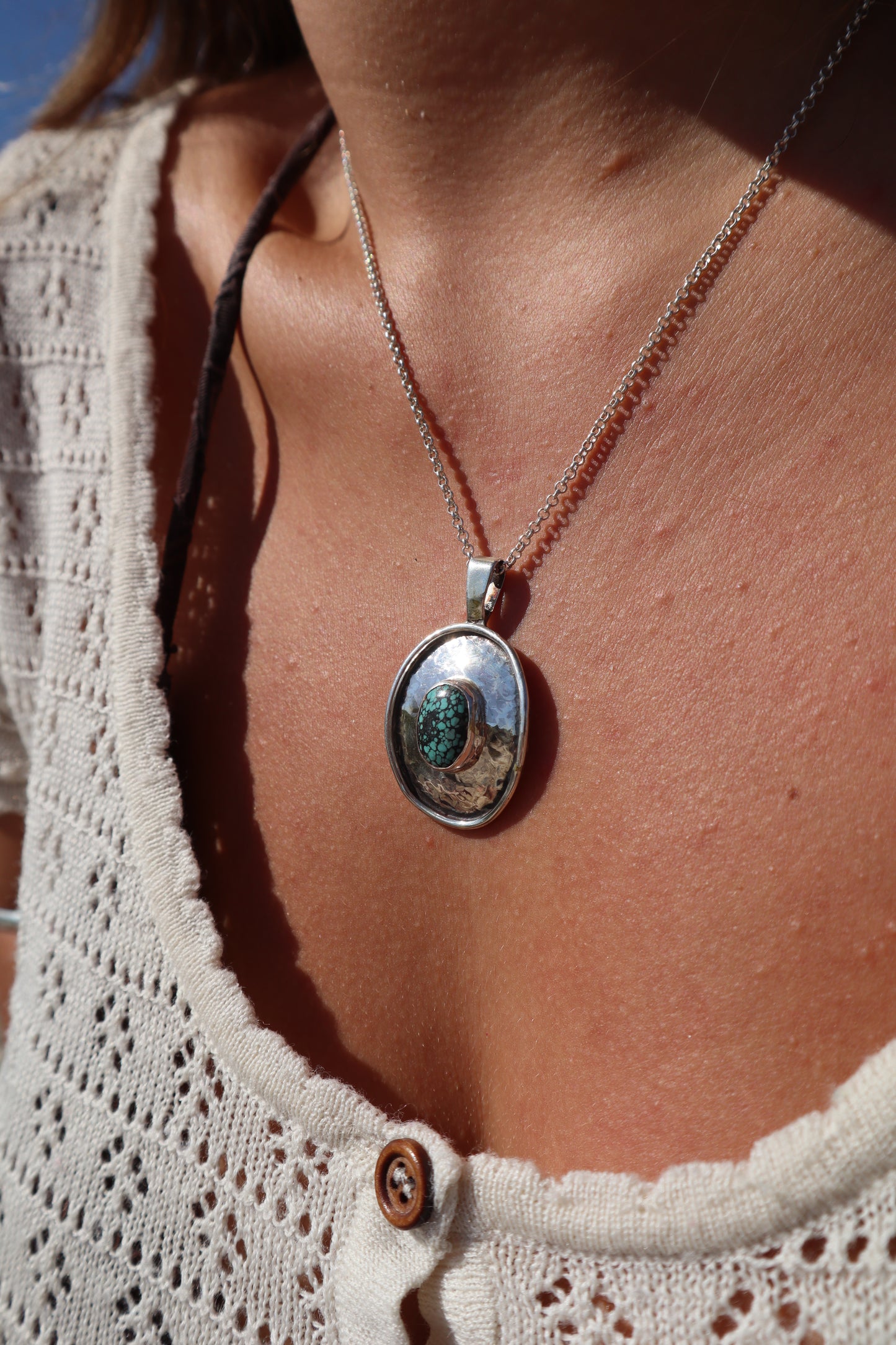 Turquoise Cowgirl Pendant