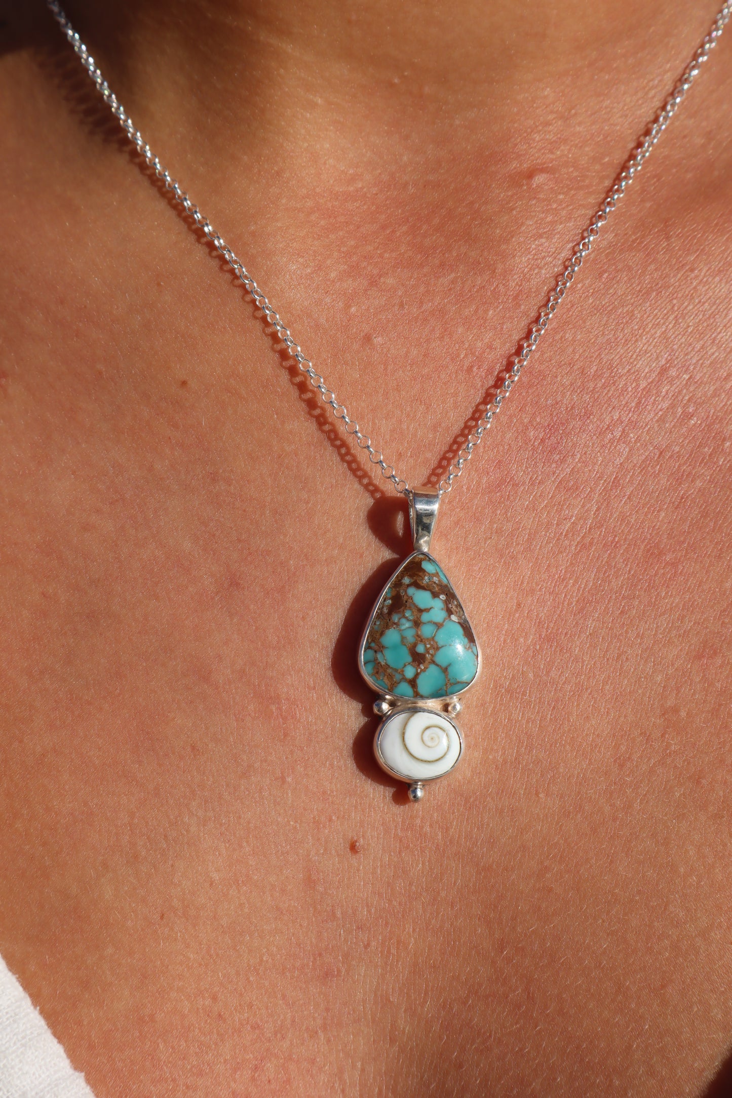 Turquoise x Operculum Pendant