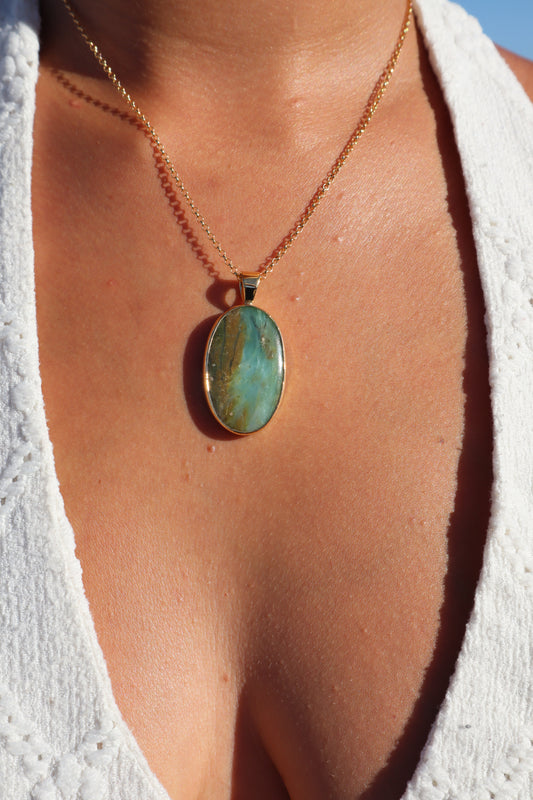 Peruvian Opal Pendant