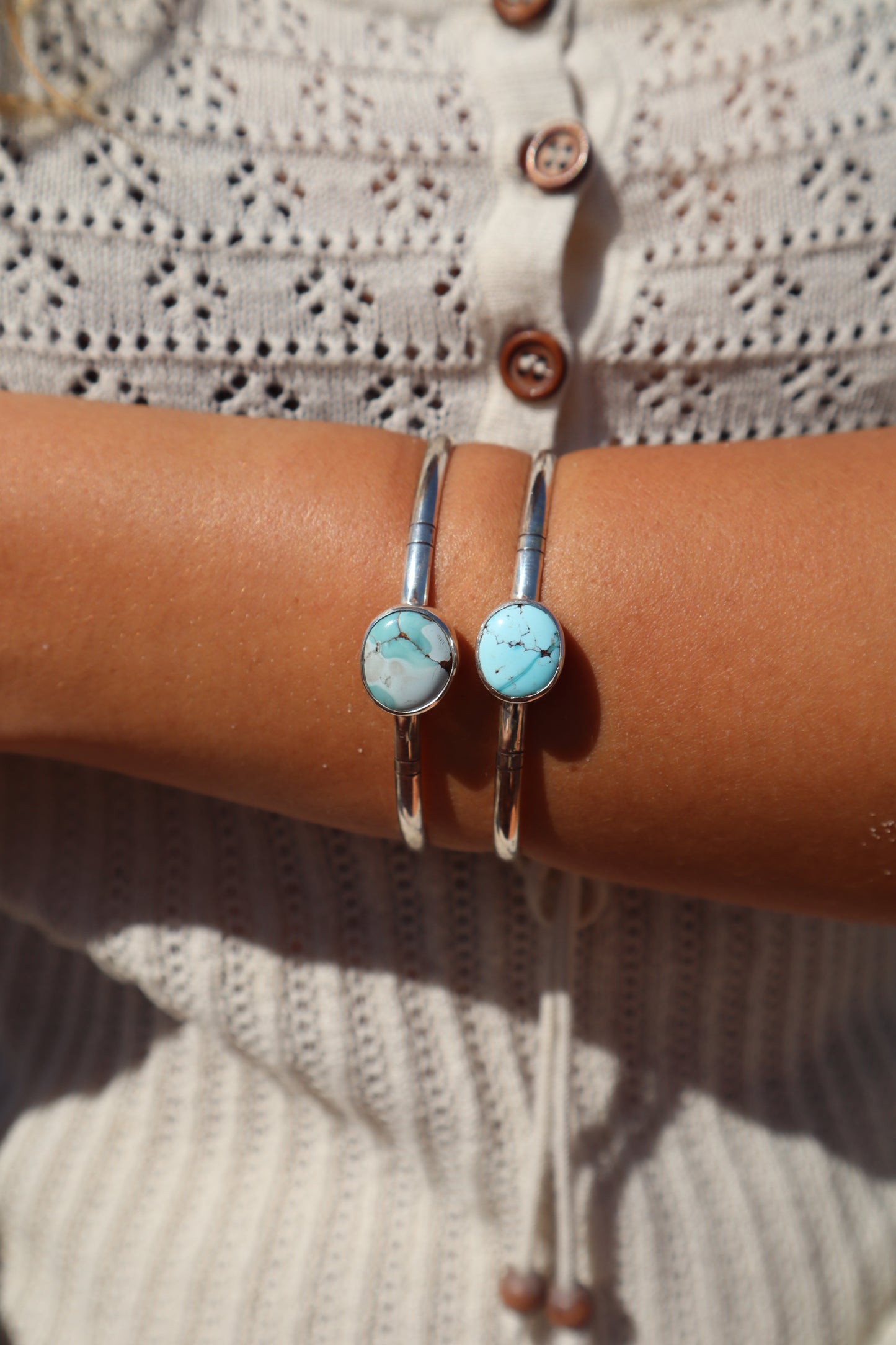 Gobi Desert Turquoise Wanderer Cuff