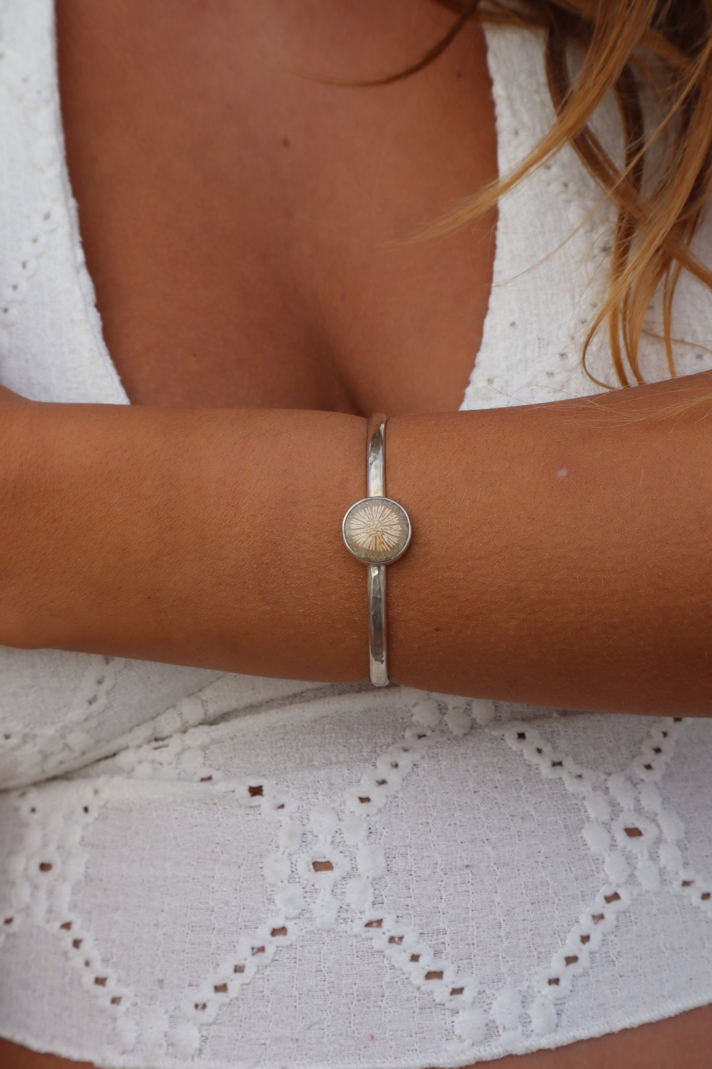 Fossilised Coral Wanderer Cuff