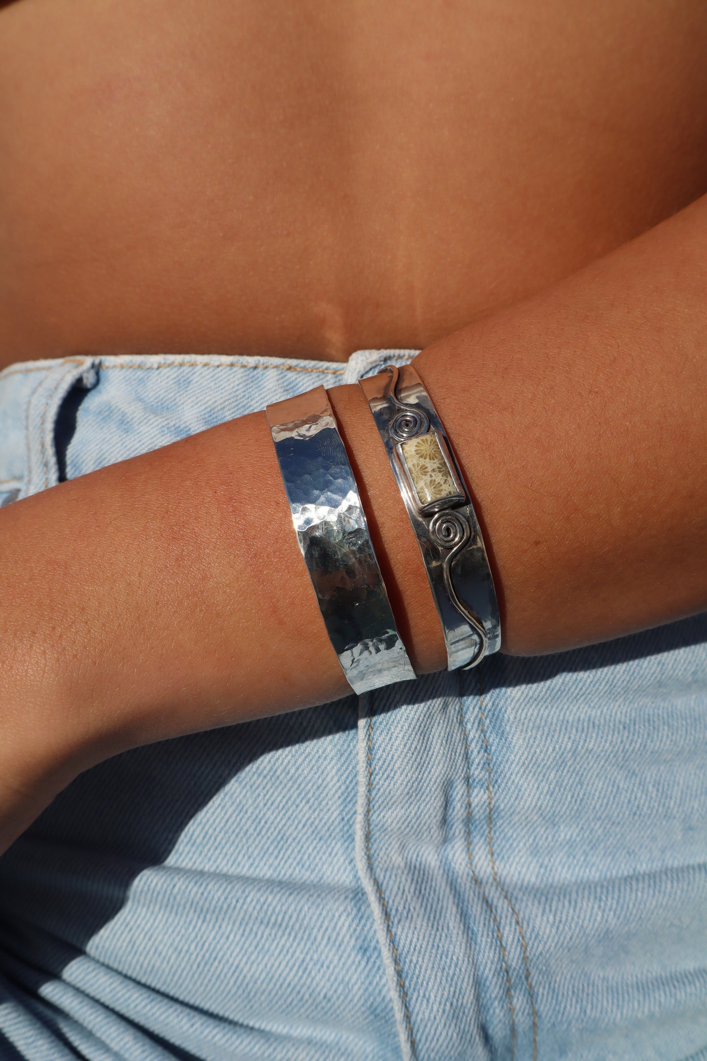 Fossilised Coral Marella Cuff