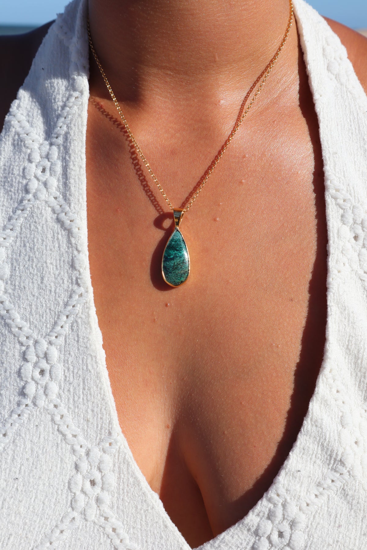 Scenic Turquoise Pendant