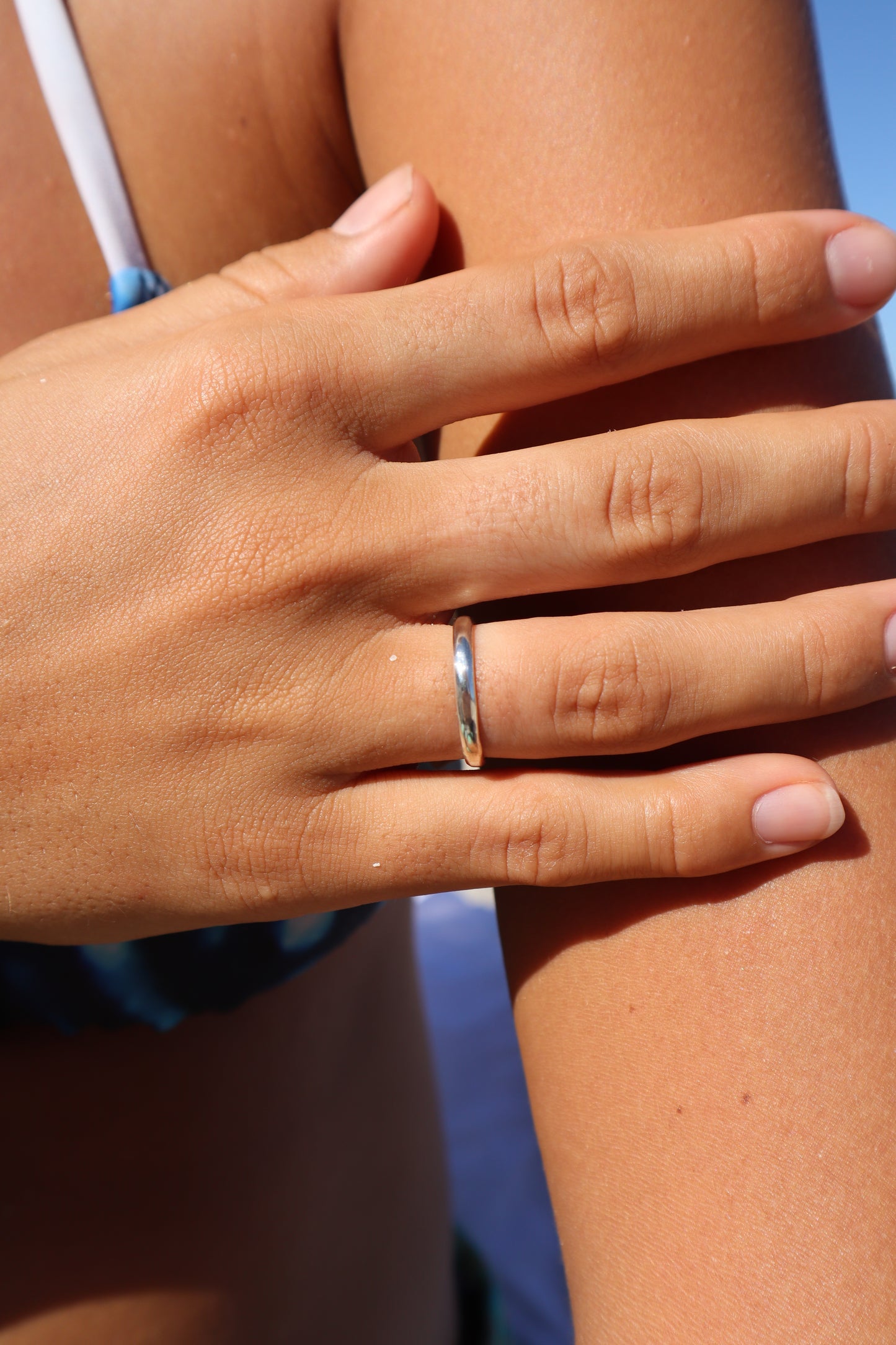 Dainty Silver Stacker Ring M 1/2 - 6 1/2