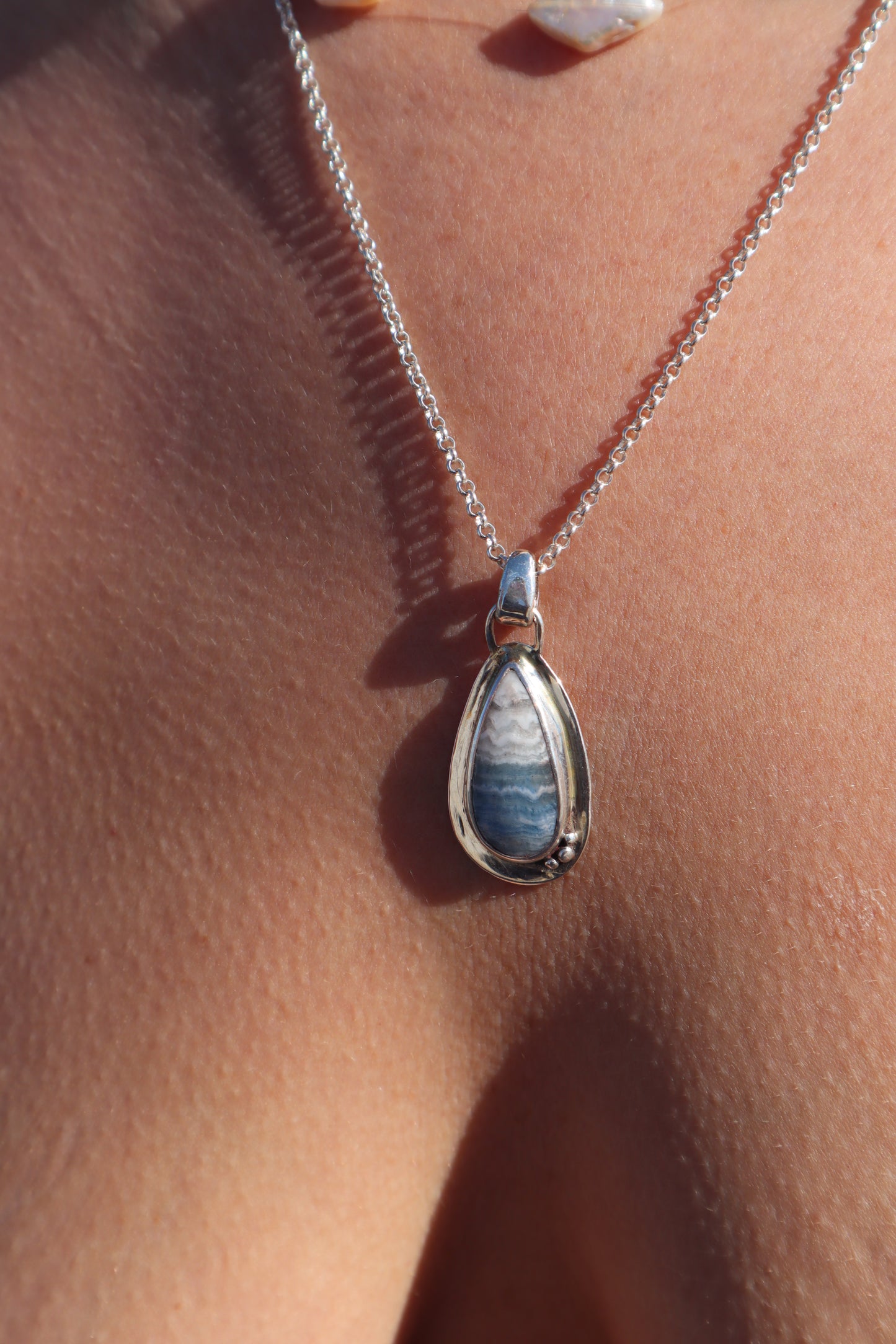 Blue Scheelite Shore Pendant