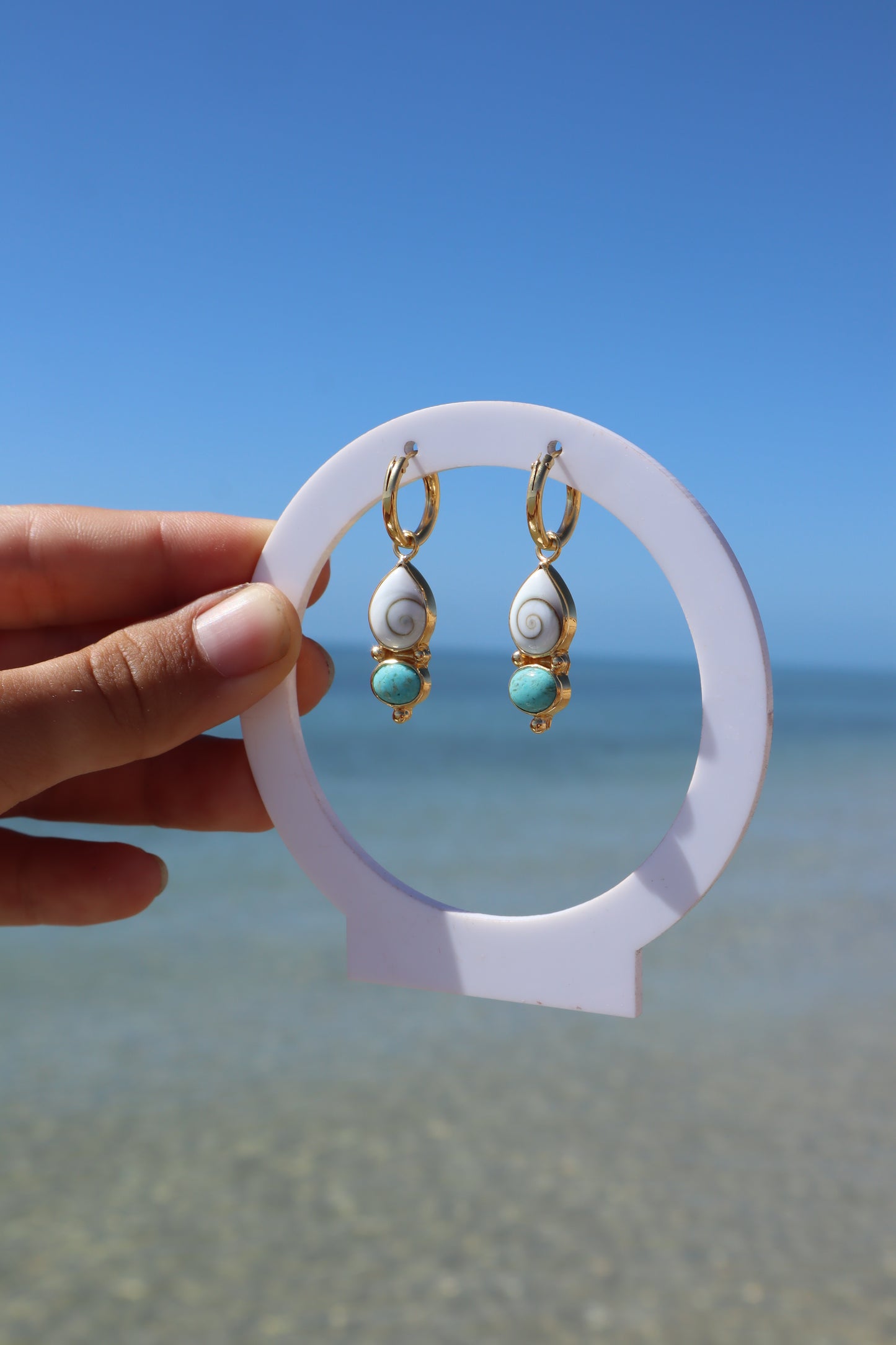 Larimar x Operculum Hoops