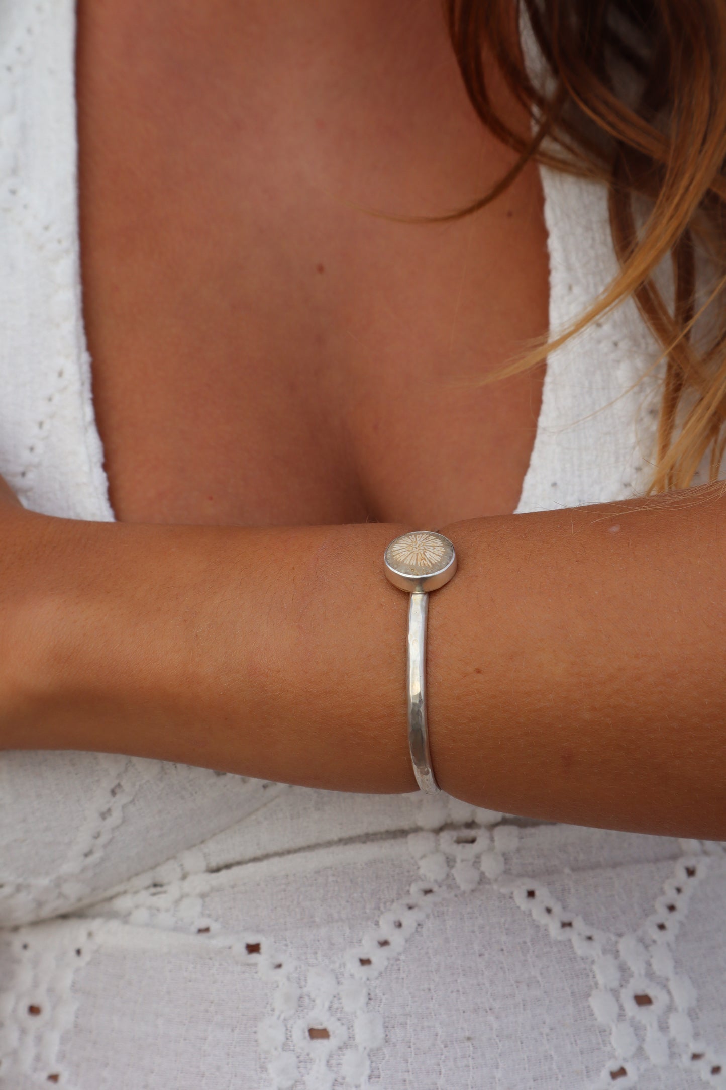 Fossilised Coral Wanderer Cuff