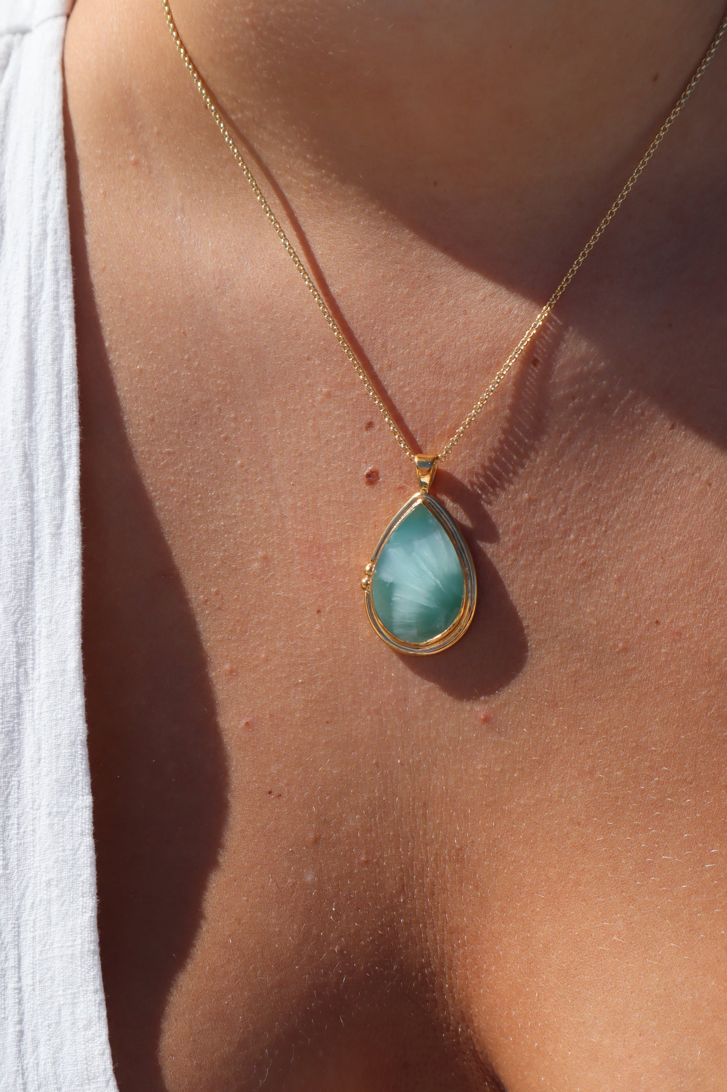 Blue Hemimorphite Pendant