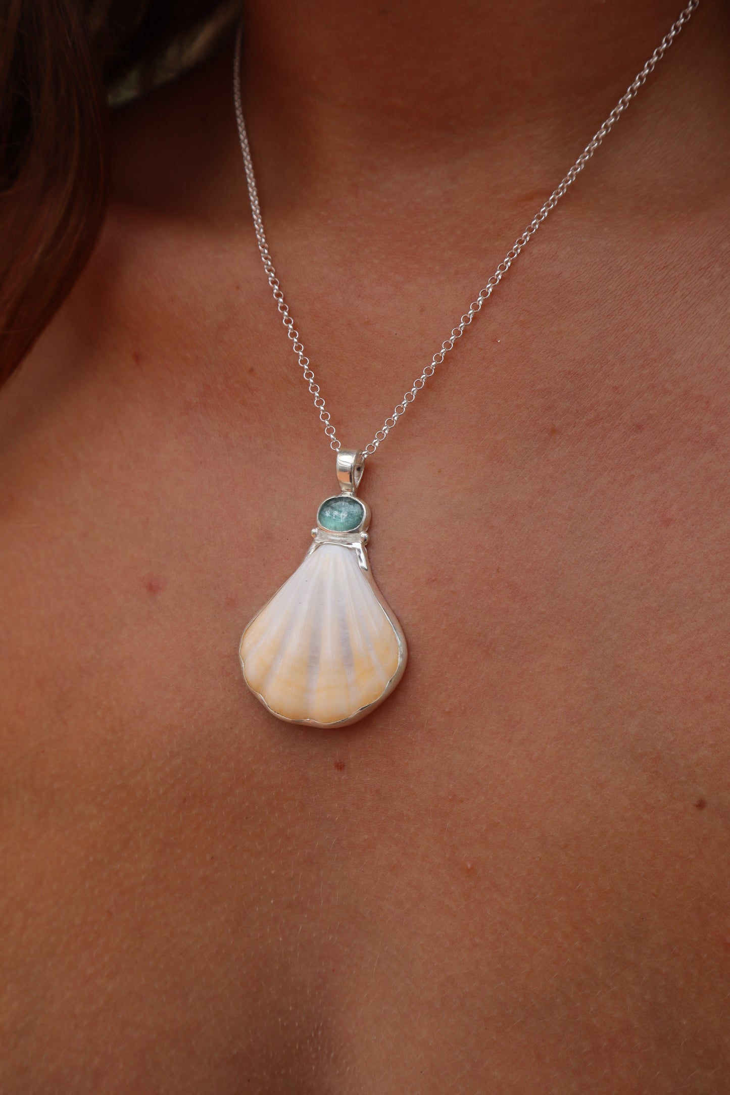 Apatite Sea Fan Pendant