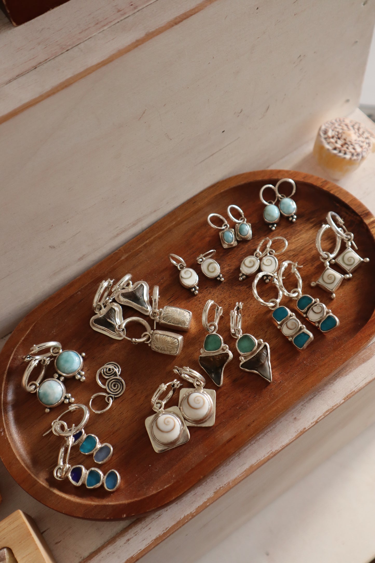 Larimar Hoops