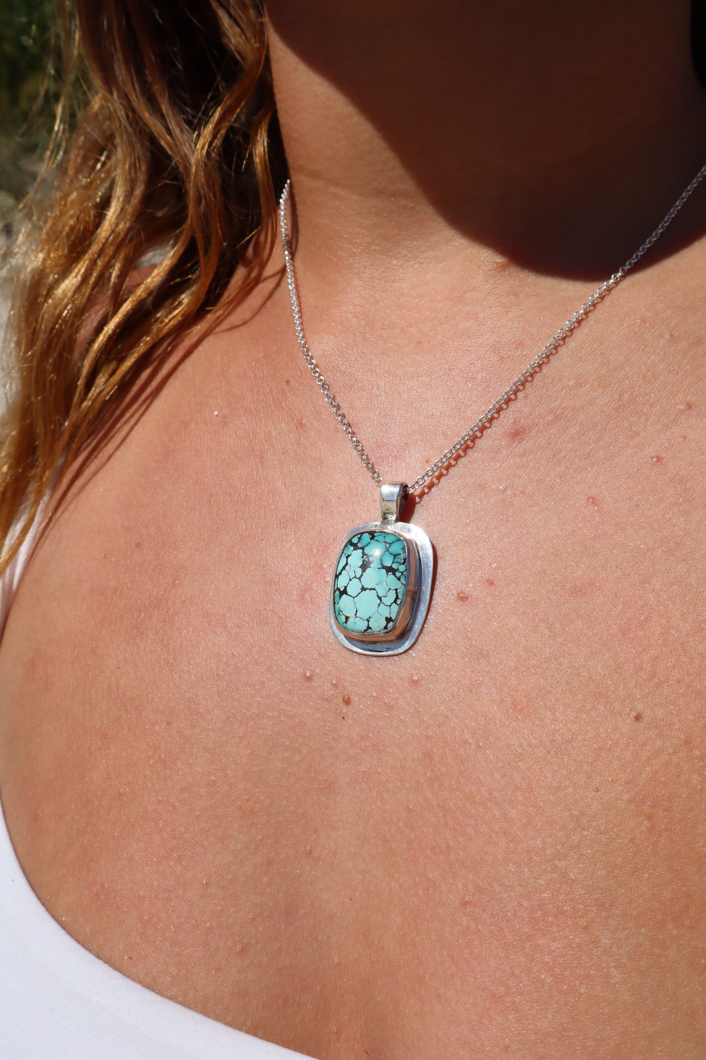 Turquoise Frame Pendant