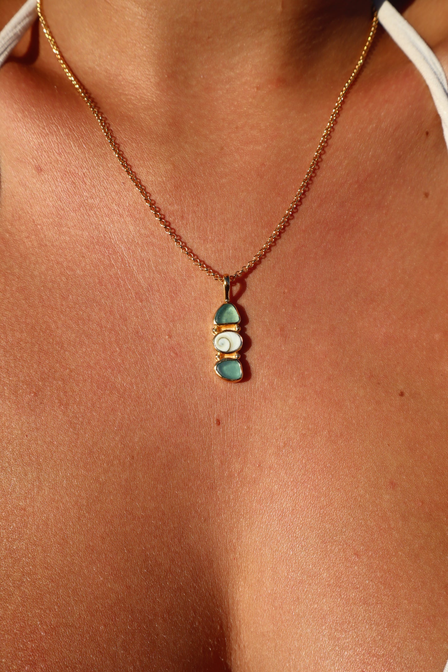 Seaglass Sea Charm Pendant