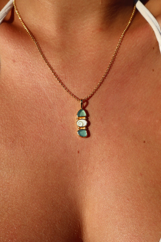 Seaglass Sea Charm Pendant
