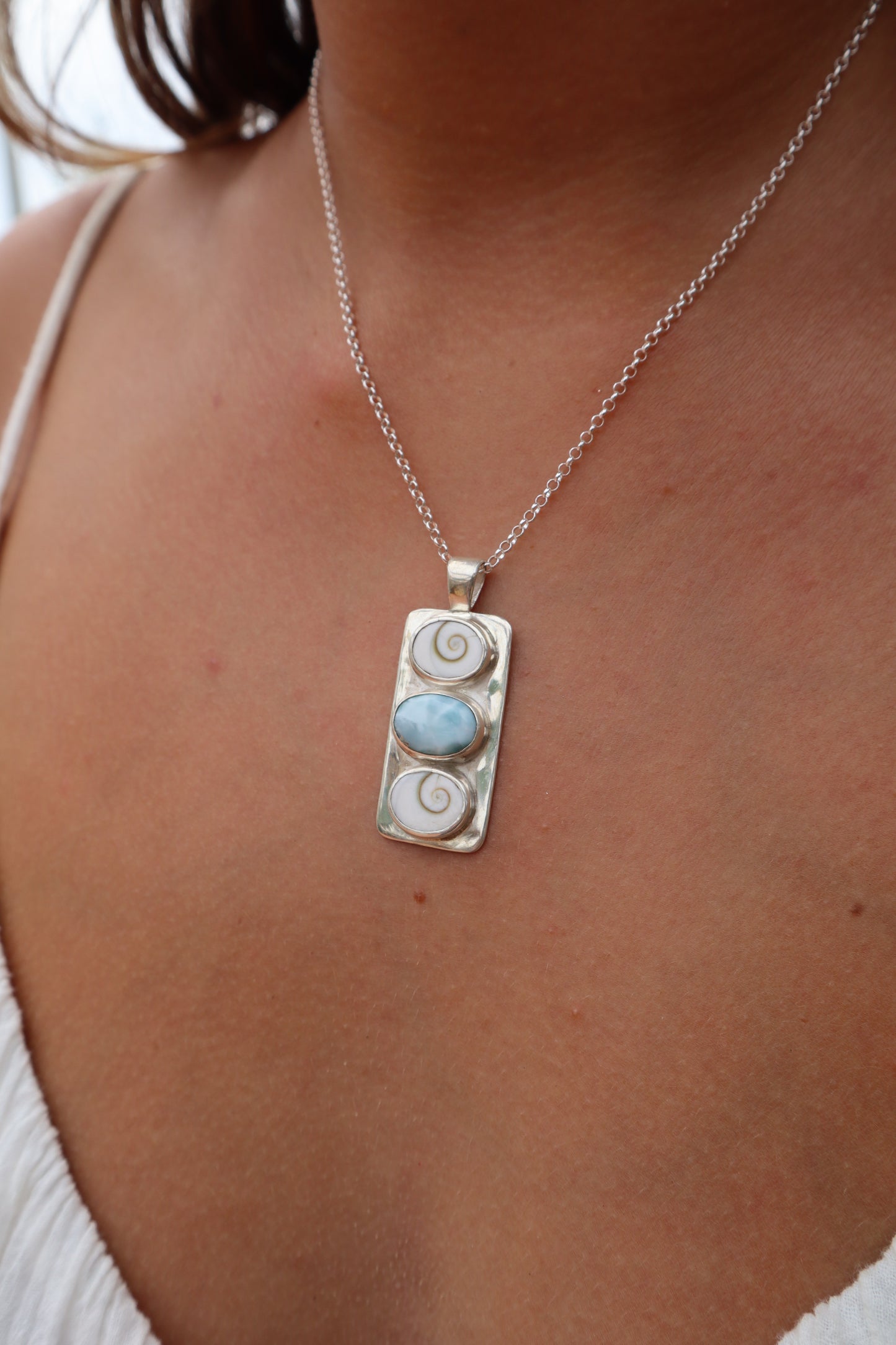 Larimar Sea Stack Pendant
